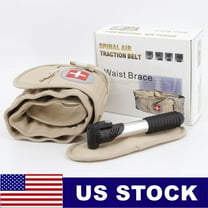 QiQiBaby Decompression Back Belt, for Lower Back Pain Relief Lumbar Decompression Belt (Yellow)