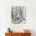 thumbnail image 4 of Creative Products Snowy Forest Deer 16 x 20 Canvas Wall Art, 4 of 4