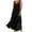 Black, variant on Womens Summer Sundress Boho Casual Tank Dresses with Pockets Cotton Linen Sleeveless Tiered Swing A Line Beach Dress
