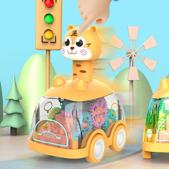 CQCYD Clearance Toys under $5 Baby Toy Cars Press and Go Car for Toddlers, Light Up Toys Birthday Gifts for Kids Boys Girls