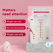 HORIGEN Breastmilk Storage Bags, 120 Count, 7oz/210ml, BPA-Free, Leak-Proof