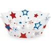 Patriotic Stars Plastic Fluted Bowl