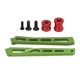 thumbnail image 1 of Soporte de chasis delantero y trasero de metal RC, aleación de aluminio, pieza de actualización para coche RC ARRMA 1/7 1/8, color verde, 1 of 14