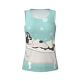 thumbnail image 2 of Rocae French Bulldog Taking a Bath for Women's Workout Tank Top Lightweight Sleeveless Fit Tops- Moisture-Wicking, BreathableMedium, 2 of 9