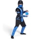 thumbnail image 4 of Disfraz de ninja Spooktacular Creations, azul, para niños y niños, 4 of 7