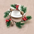 thumbnail image 4 of YIMWNYI Christmas Wreaths, PVC Red Fruit Garlands, Door and Window Decorations, Holiday Ornaments for Home, Festive Green Branches, Eco-Friendly Decor, 4 of 7