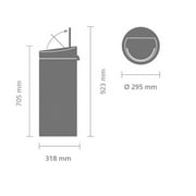 Brabantia Touch Bin New, 8 Gallon (30L)