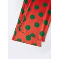 thumbnail image 6 of AIGUR Family Matching Christmas Pajamas Set Long Sleeve Tops with Dot Print Pants, 6 of 10