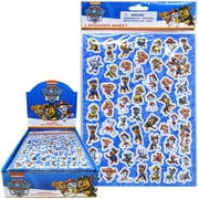 12 Piece Paw Patrol Raised Sticker Sheet in Poly Bag with a Header Card in Counter Display, party favors