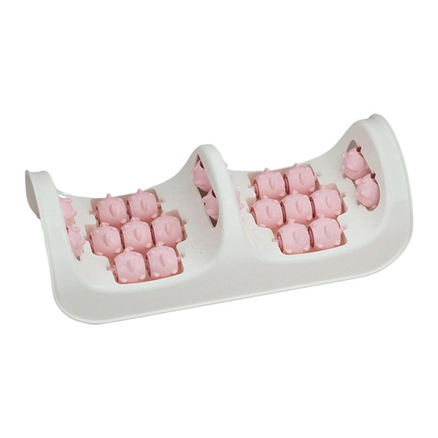 Rodillo de masaje para pies, Regalo ideal para fitness y masaje de pies, Rodillo deportivo para pies, Masajeador de puntos Rosa