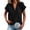 Black, variant on Linen Tops for Women Womens Linen Cotton Blouses Summer Linen Clothes for Women Short Sleeve V Neck Blouse Summer Casual Loose Fit Top by Gbobgt Beige M
