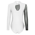 renvena Women Girls Gymnastics Leotards Ballet Dance Leotard Turtleneck