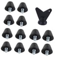 thumbnail image 1 of guohui Football Boot Spike 13mm 16mm M5 Nylon Replacement Accessories Rugby Shoes Spike Style B, 1 of 8