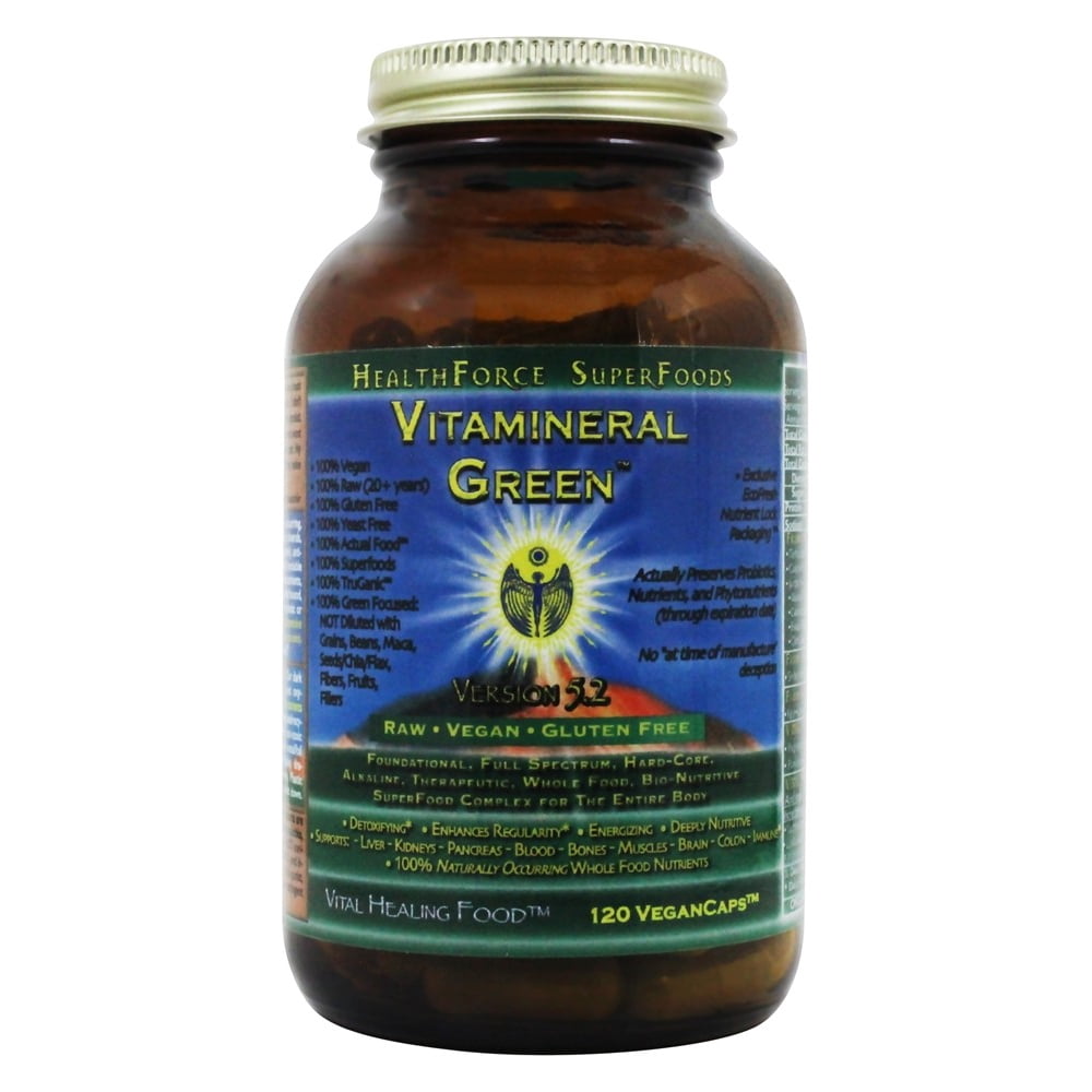 HealthForce Nutritionals Vitamineral Green Version 5.2 120