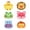 A, variant on ONLYEOR Cute Animal Wood Pulp Bath Sponge B, Soft Exfoliating Shower Sponge for Kids & Adults, Natural Loofah Pad, For Daily Shower