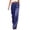 *Blue, variant on Women's Satin High Waist Wide Leg Pants with Drawstring,Casual Trousers with Pockets Red,Women's Plus XXL