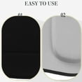 thumbnail image 3 of DINHEAROM Black Mouse Pad Wrist Rest for Gaming and Office Work 2pcs in EVA, 3 of 8