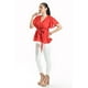 thumbnail image 2 of Blusa de encaje Roman Fashion /Juvenil, 5113 (Rojo) rojo M, 2 of 5