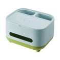 thumbnail image 1 of Boîte à Mouchoirs de Bureau Nachuan, Boîte de Rangement en Plastique pour Télécommande, Compartiment pour Table Basse de Salon, Boîte à Papier Créative, 1 of 1