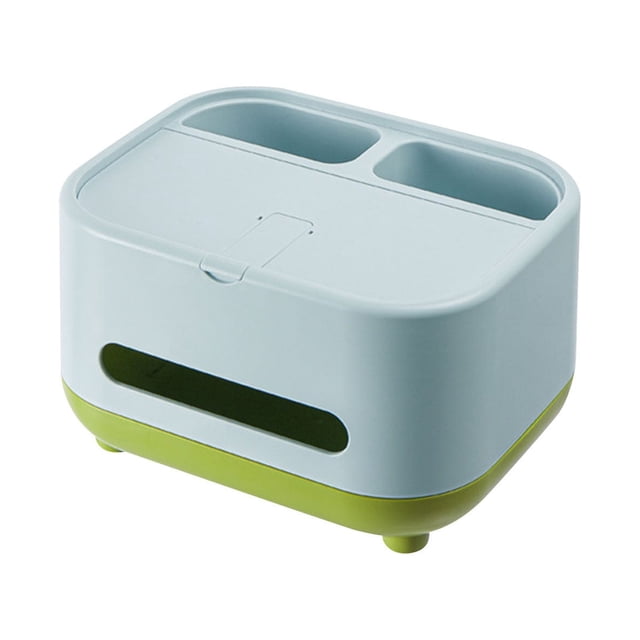 Yhmxh Closet Organizers and Storage Nachuan Desktop Tissue Box Living Room Plastic Remote Control Storage Box Home Coffee Table Compartment Cretive Paper Box Tissue Boxy