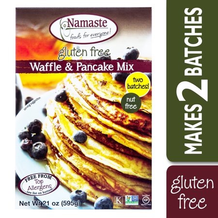 Soft Cotton Waffle - Namaste Foods Gluten Free Waffle & Pancake Mix, 21 oz