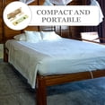 thumbnail image 4 of BESTYASH Wood Bed Rail Fasteners 4Pcs Golden Iron Bed Hardware Bracket for Performance, 4 of 6
