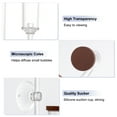 thumbnail image 3 of Difusor de CO2 Unique Bargains Distribución Eficiente de Dióxido de Carbono Sistema de CO2 para Acuarios Nuevos Diseños para Crecimiento Óptimo de Plantas M Claro 1 Juego, 3 of 6