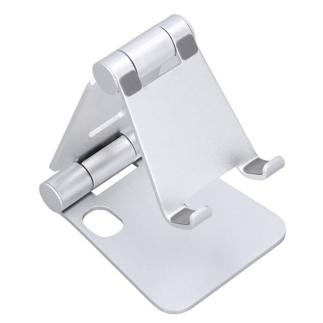 Phone Holder Ergonomic Design Environmentally Friendly Silica Gel Stable Support Desktop Phone StandSilver