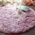 thumbnail image 2 of Round Fluffy Bedroom Rug, Living Room Bedside Bedroom Household Rug, Modern Plush Rugs(Diameter 140cm), 2 of 4