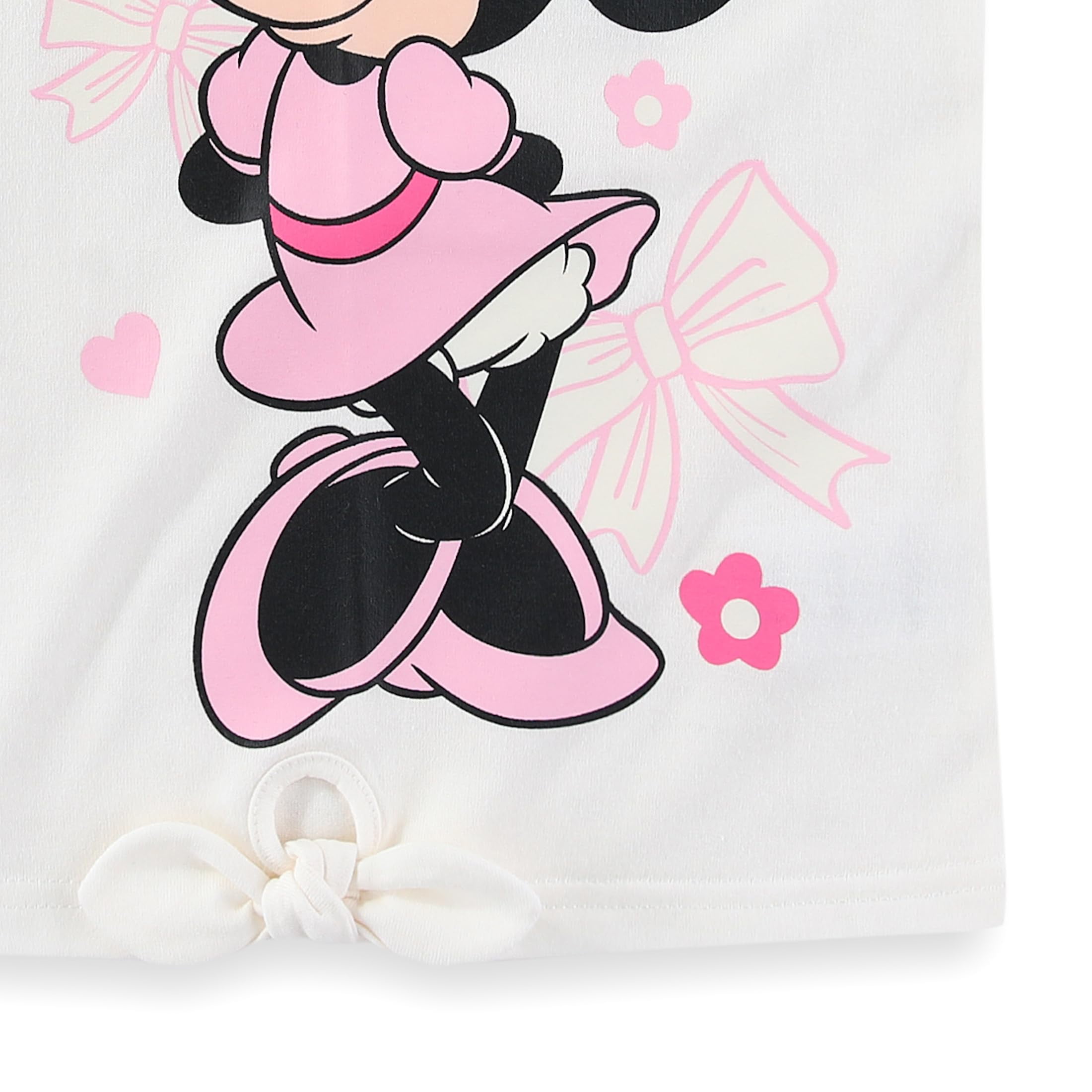 Disney Minnie Mouse Girls Tank Top, Shorts, and Tulle Skirt Girls), 3 Piece Set, Sizes 12M-6X