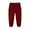 Wine, variant on Ccpelsie Boys Pants Winter Thicken Warm Sherpa Lined Fleece Sweatpants Drawstring Elastic Waist Jogger Trousers(Dark Gray,4-5 Years)