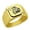 Gold, variant on Wolf Head Stainless Steel Signet Ring