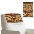 thumbnail image 2 of Xoenoiee Highland Cattle Aztec Tribe Geometric Print Headrest Covers for Recliner Chair, Sofa Slipcover Sofa Headrest Protective Cover Chair Head Cover Furniture Protectors, 1 Pack, 2 of 7