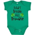thumbnail image 3 of Inktastic Part Irish All Trouble St. Patrick's Day with Green Clovers Boys or Girls Baby Bodysuit, 3 of 5