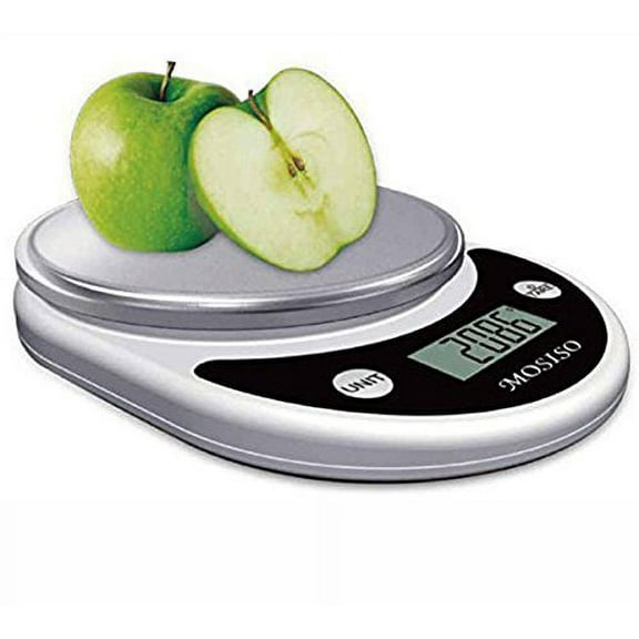 Mosiso - Pro Digital Multifunction Kitchen Food Scale, 1g to 11 lbs Capacity, Elegant Black