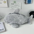 thumbnail image 6 of Sylvtty Shark Pencil Case Plush Cartoon Animal Pencil Bag Large Capacity Zipper Closure Makeup Pouch Student Artist Coin Purse, 6 of 6