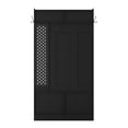 thumbnail image 4 of Modern 4-in-1 Hall Tree with Shoe Bench, Coat Hooks, Storage Drawers, and Open Shelves for Entryway or Bedroom, 4 of 8