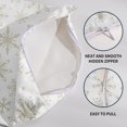 thumbnail image 6 of White Cream Winter Snowflakes Pillow Covers 16x16 Set of 2 Christmas Print Decorative Throw Pillows Outdoor Farmhouse Xmas Holiday Seasnoal Pillowcases Cushion Case Decor for Home Sofa Couch Bed, 6 of 6