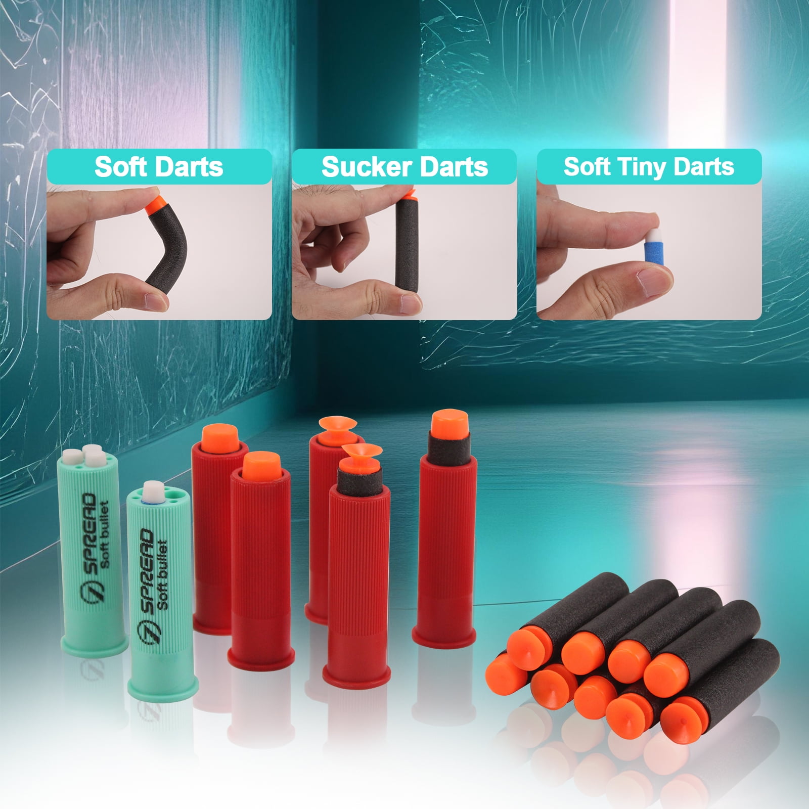 Foam Dart Blasters 30-inch Soft Darts Shell Ejecting Design for Indoor and Outdoor Play 14+ Years