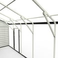 thumbnail image 6 of Chery Industrial 25' x 33' Double Garage Metal Shed with Side Entry Door, 6 of 9