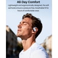 thumbnail image 5 of TOZO AI Translation Open Ear Earbuds, Open Ear Bone Conduction Headphones, 145+ Languages, 60H, Stereo Bass, Touch Control, APP-5EQ, Waterproof Lightweight Sports Headphones for Workout Gym, Office, 5 of 8