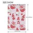 thumbnail image 3 of Pofeuu Valentine Gnomes Print Travel Document Organizer Passport Holder Men Women for Family (6.5 in x 4.5 in),Wallet Holder Credit Card Clutch Bag Case, 3 of 5