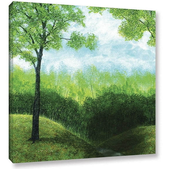 ArtWall Herb Dickinson "Christians Road" Gallery-Wrapped Canvas