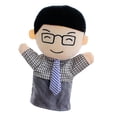 thumbnail image 1 of EeaseCA 1 Pc Cartoon Hand Puppet Adorable Family Hand Doll Toy Plush Storytelling Toy, 1 of 8