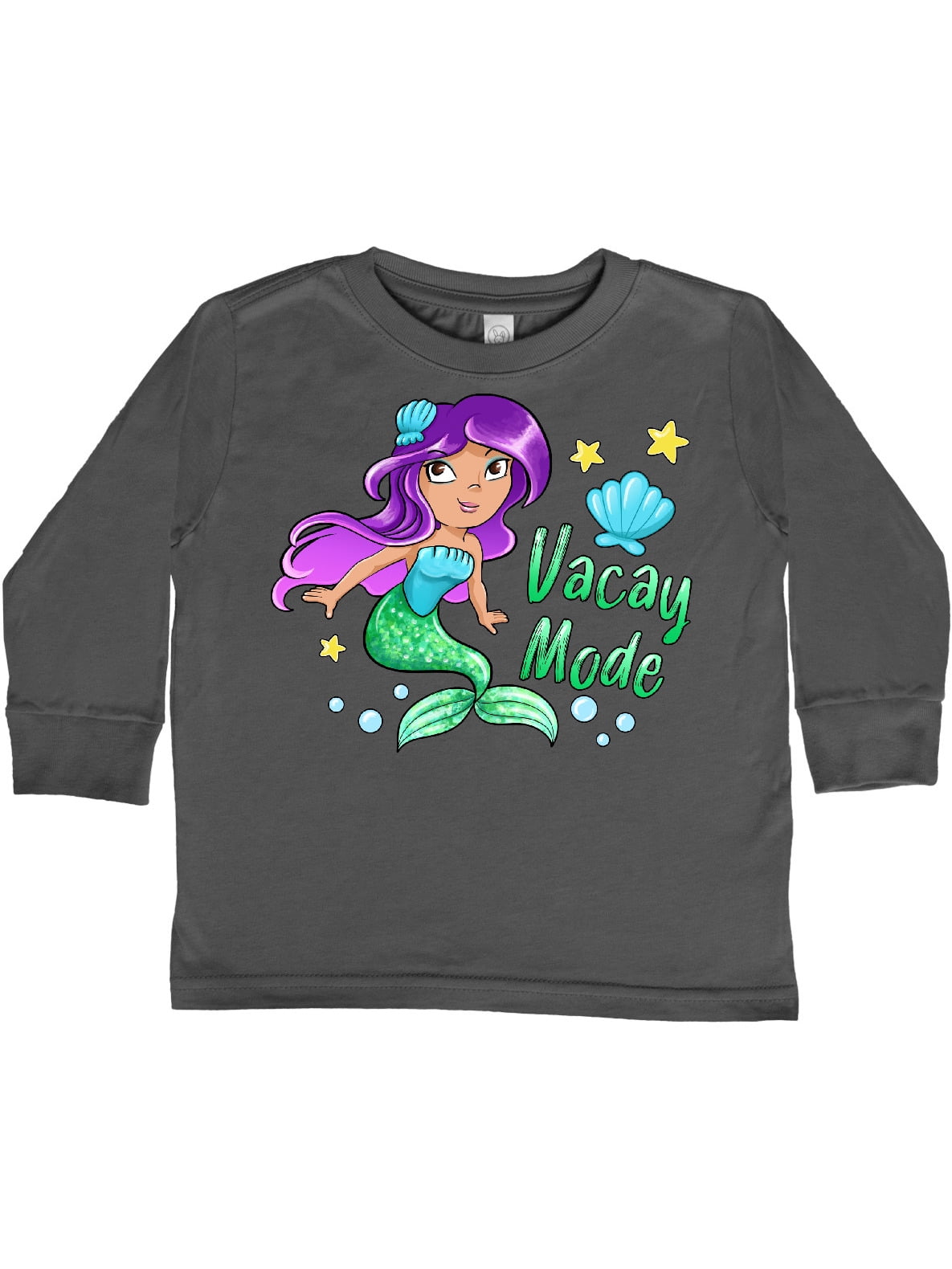 inktastic Vacay Mode Mermaid with Green Tail Toddler T-Shirt inktastic Vacay Mode Mermaid with Green Tail Toddler T-Shirt