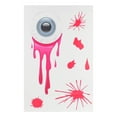 thumbnail image 2 of Etiqueta de la pared, 6 piezas Patrón de ojos sangrantes Decoración de Halloween Etiqueta del inodoro Tecnología avanzada, 2 of 13