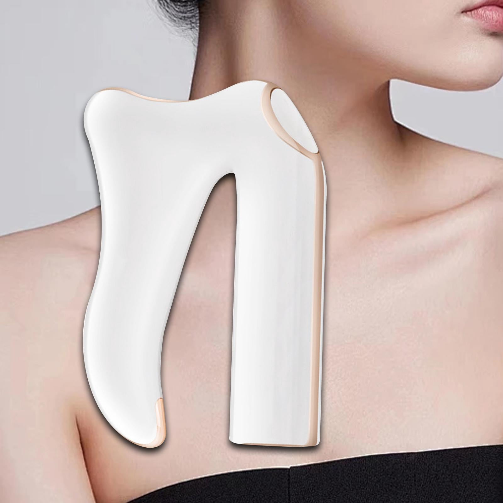 Stgfyxgs Electric Gua Sha Massager for Neck 4 Massage Models,Compact,Easy to Use,Scraping Tool,Electric Massager for Legs Shoulder Back white