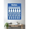thumbnail image 2 of Boston Sports Championships Poster Wall Art, Modern Wall Decor, 8x12 UNFRAMED, 2 of 3