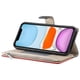 thumbnail image 4 of Funda cartera GANGXUN para iPhone 11 Pro , cuero PU con tarjetero, cremallera, correa de mano, soporte y protección 553°, 4 of 6