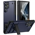 thumbnail image 1 of ELEHOLD Rugged Case for Samsung Galaxy S23 Ultra,Hybrid Military Grade Drop Protection Built-in Hidden Kickstand Shockproof Armor Cover for Samsung S23 Ultra 6.8",Navyblue, 1 of 7